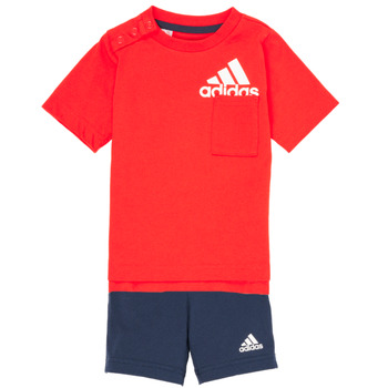Clothing Boy Sets & Outfits adidas Performance BOS SUM  SET Red / Black
