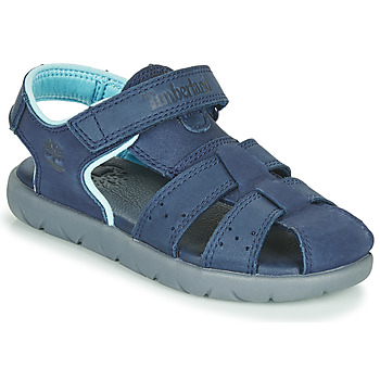 Timberland  NUBBLE LEATHER FISHERMAN  boys's Children's Sandals in Blue