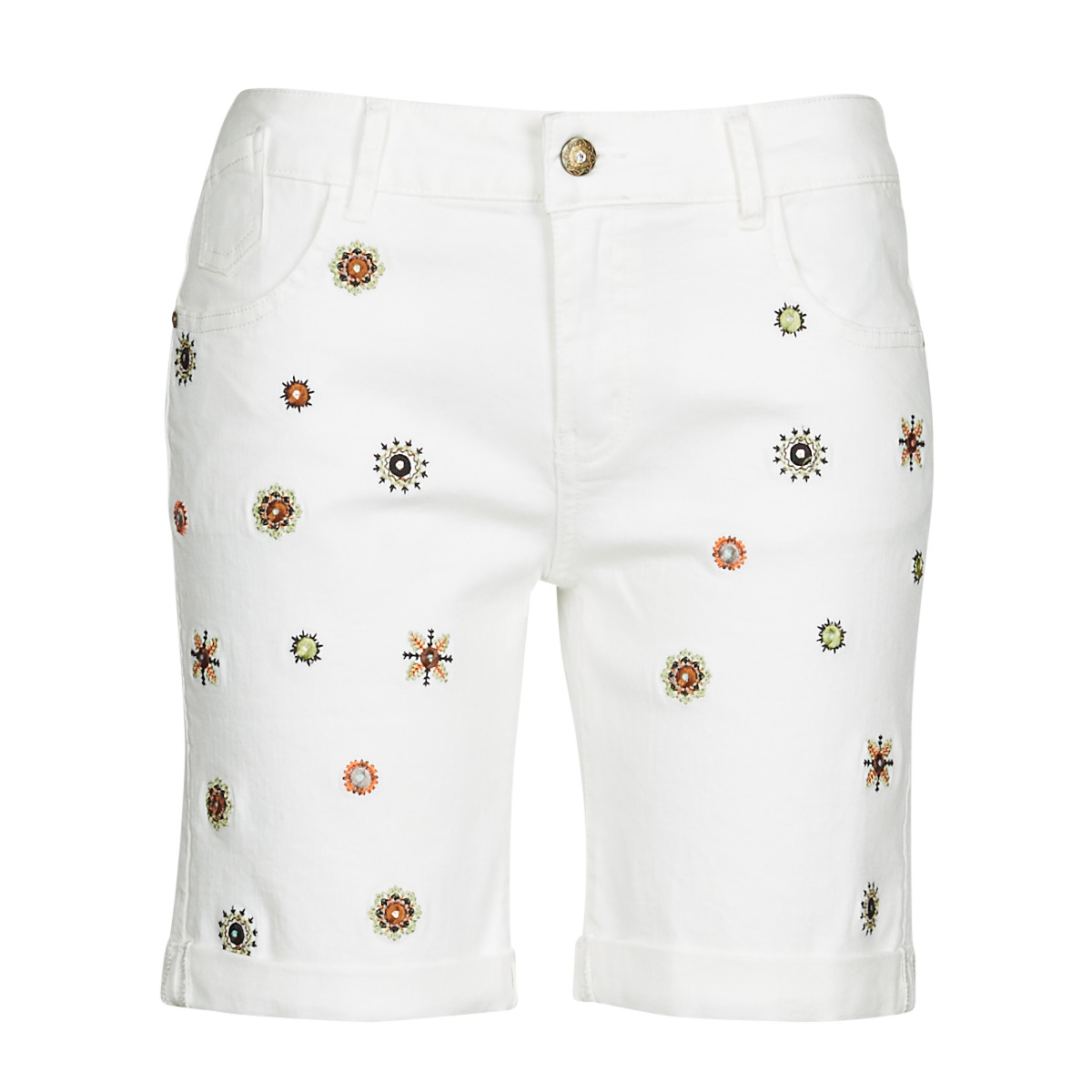 desigual  grecia  women's shorts in white