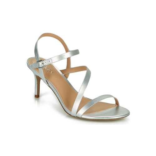 Lauren Ralph Lauren LANDYN Silver - Free delivery | Spartoo UK ! - Shoes Sandals  Women £ 