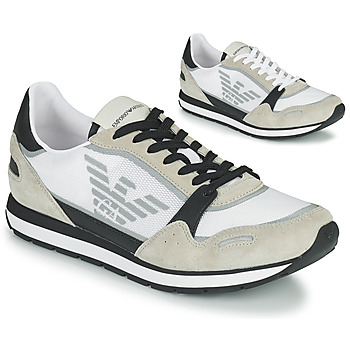Shoes Men Low top trainers Emporio Armani EMPAGNO White