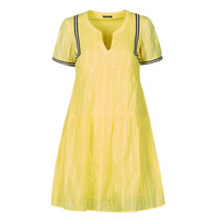 Clothing Women Short Dresses One Step ROYA Yellow