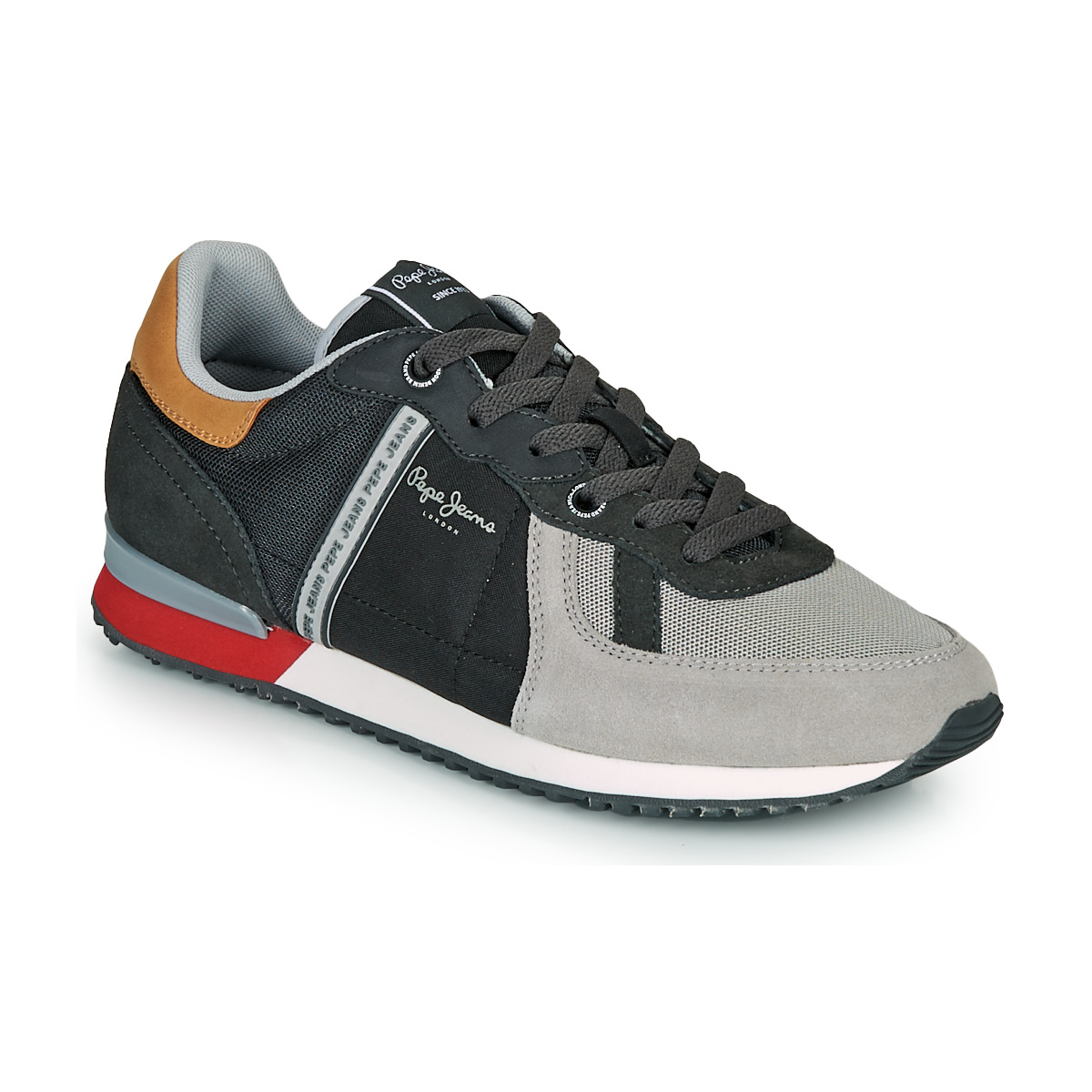 pepe jeans  tinker zero 21  men's shoes (trainers) in grey