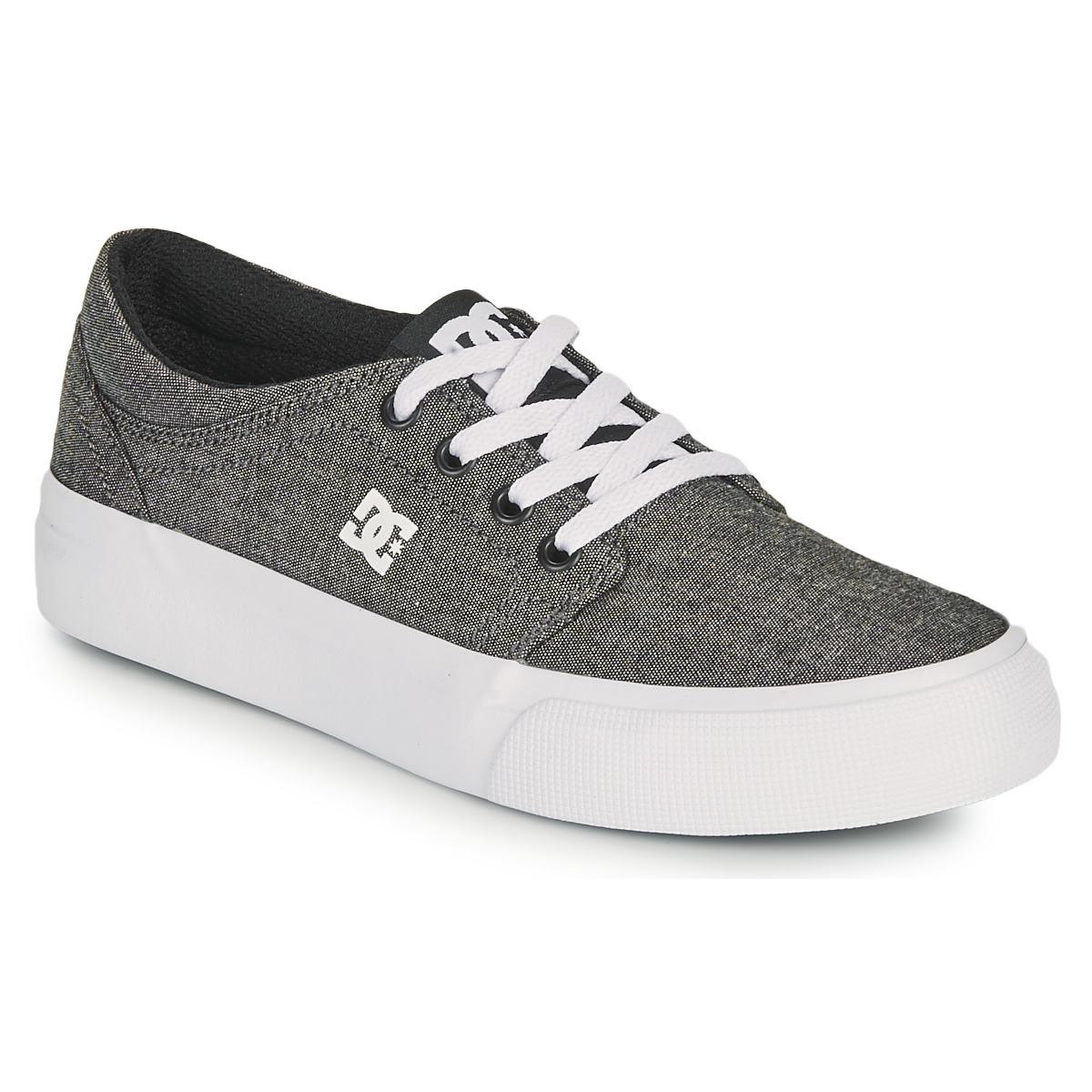 dc shoes  trase b shoe xsks  boys's children's skate shoes in grey