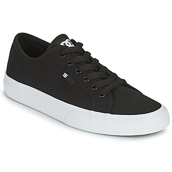 DC Shoes  MANUAL  men's Skate Shoes (Trainers) in Black. Sizes available:6.5,8,9,9.5,10.5,11,12