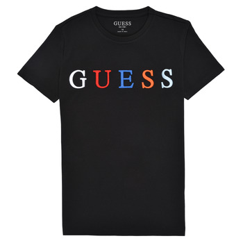 Clothing Boy Short-sleeved t-shirts Guess H1RJ04-K8HM0-BLK Black