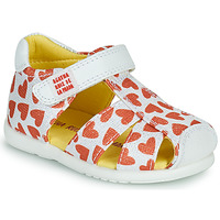 Shoes Girl Sandals Agatha Ruiz de la Prada HAPPY White / Red