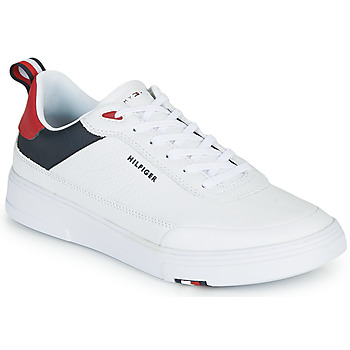 Shoes Men Low top trainers Tommy Hilfiger MODERN CUPSOLE LEATHER White