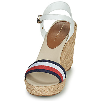 Tommy Hilfiger SHIMMERY RIBBON HIGH WEDGE White