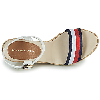 Tommy Hilfiger SHIMMERY RIBBON HIGH WEDGE White