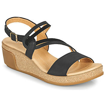 El Naturalista  LEAVES  women's Sandals in Black. Sizes available:3,4,5,6