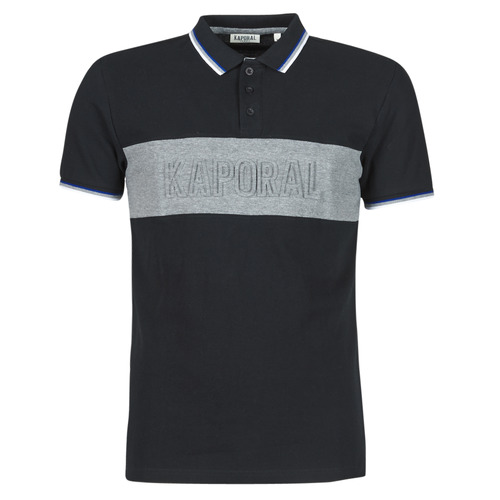 Clothing Men Short-sleeved polo shirts Kaporal DIAM Black