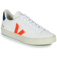 Shoes Low top trainers Veja CAMPO White / Orange / Blue