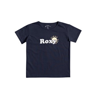 Clothing Girl Short-sleeved t-shirts Roxy DAY AND NIGHT FOIL Marine