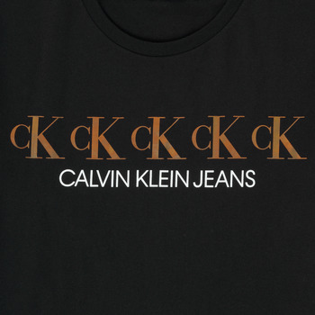 Calvin Klein Jeans CK REPEAT FOIL BOXY T-SHIRT Black