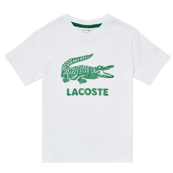 Clothing Boy Short-sleeved t-shirts Lacoste TJ1965-001 White