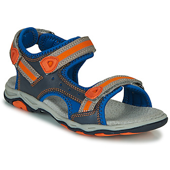Shoes Boy Sandals Kickers KIWI Blue / Orange