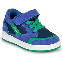 Shoes Boy Low top trainers Kickers BISCKUIT Blue