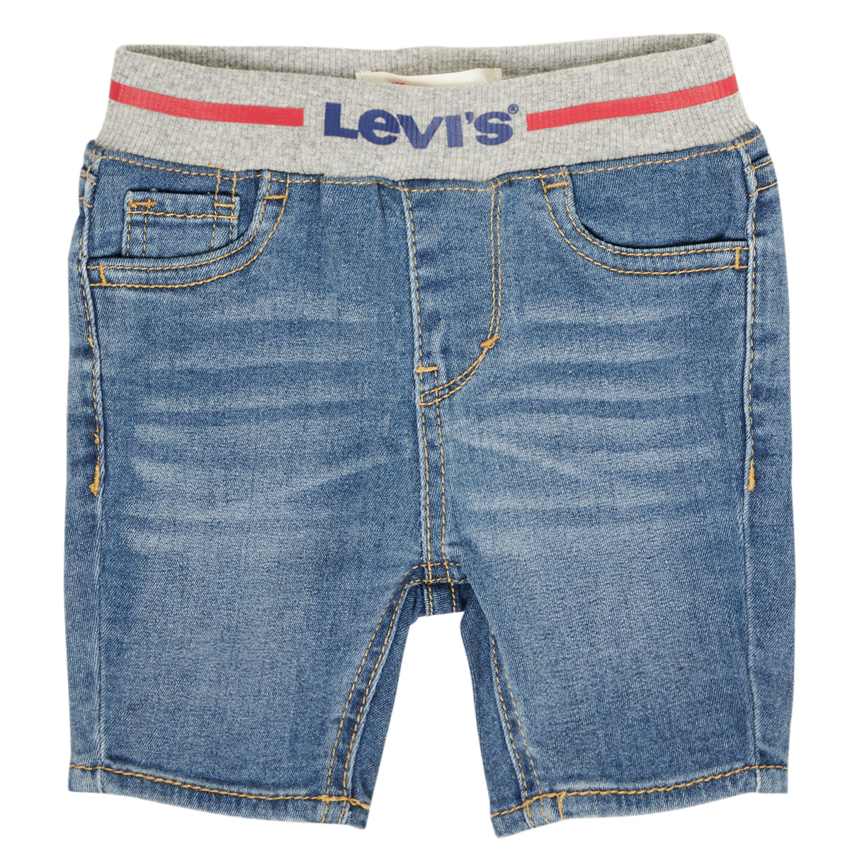 levis  6eb819-m0p  boys's children's shorts in blue