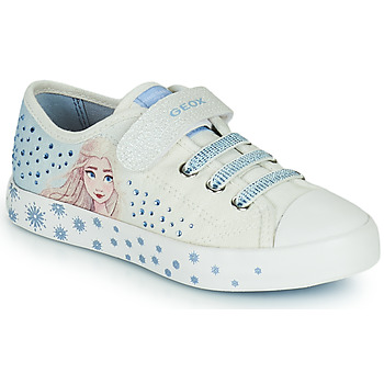 Geox  JR CIAK GIRL  girls's Children's Shoes (Trainers) in White. Sizes available:10 kid,11 kid,11.5 kid,13 kid