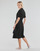 Clothing Women Long Dresses Lacoste KONNI Black