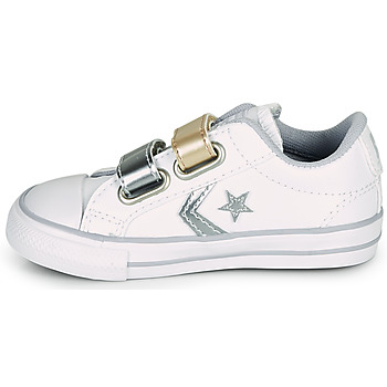 Converse STAR PLAYER 2V METALLIC LEATHER OX White