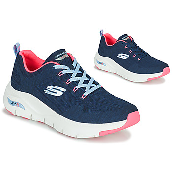 Shoes Women Low top trainers Skechers ARCH FIT Marine / Pink