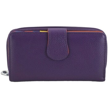 Bags Women Wallets Barberini's D11640 Purple
