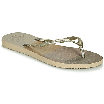 Havaianas  SLIM PALETTE GLOW  women's Flip flops / Sandals (Shoes) in Beige