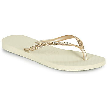 Havaianas  SLIM GLITTER II  women's Flip flops / Sandals (Shoes) in Beige