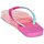 Shoes Women Flip flops Havaianas TOP LOGOMANIA MULTICOLOR Pink