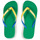 Shoes Men Flip flops Havaianas BRASIL MIX Green