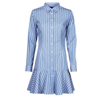 Clothing Women Short Dresses Lauren Ralph Lauren TRIELLA Blue / White