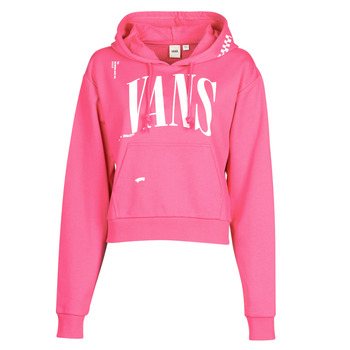 Clothing Women Sweaters Vans WM KAYE CROP HOODIE Pink