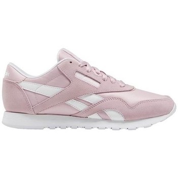 Shoes Women Low top trainers Reebok Sport CL Nylon Pink, White