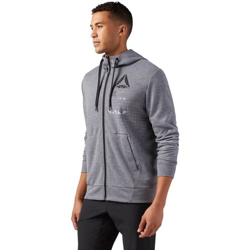 Clothing Men Sweaters Reebok Sport Speedwick Grey