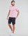 Clothing Men Short-sleeved t-shirts Polo Ralph Lauren T-SHIRT AJUSTE COL ROND EN COTON LOGO PONY PLAYER Pink