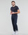 Clothing Men Short-sleeved t-shirts Polo Ralph Lauren T-SHIRT AJUSTE COL ROND EN COTON LOGO PONY PLAYER Marine