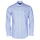 Clothing Men Long-sleeved shirts Polo Ralph Lauren CHEMISE AJUSTEE EN POPLINE DE COTON COL BOUTONNE  LOGO PONY PLAY Blue / White