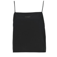 Clothing Women Tops / Blouses Calvin Klein Jeans MONOGRAM CAMI TOP Black