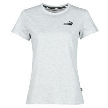 Clothing Women Short-sleeved t-shirts Puma ESS LOGO TEE Grey / Mottled
