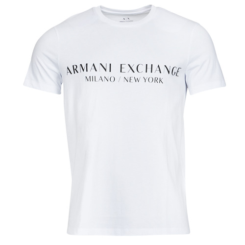 Armani Exchange 8NZT72-Z8H4Z White Free delivery | UK ! - Clothing Short-sleeved t-shirts Men £ 34.40