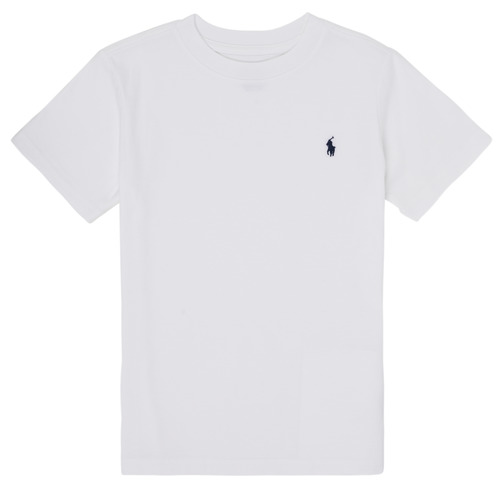Clothing Children Short-sleeved t-shirts Polo Ralph Lauren LILLOU White