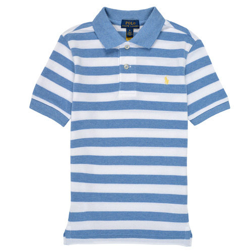 Clothing Boy Short-sleeved polo shirts Polo Ralph Lauren VRILLA Multicolour