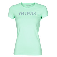 Clothing Women Short-sleeved t-shirts Guess SS VN MIRIANA TEE Green