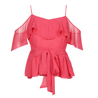 Clothing Women Tops / Blouses Guess SL PAULINA TOP Pink