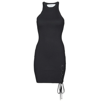 Guess ALEXA TIE DRESS women's Dress in Black. Sizes available:S,M,L,XL,XS