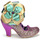 Shoes Women Heels Irregular Choice CHRYSALIS Purple