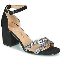 Shoes Women Sandals Karston POMELOS Black / Silver