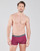 Underwear Men Boxer shorts Athena BASIC COTON  X4 Grey / Bordeaux / Blue / Black